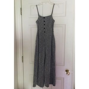 Black and White Striped Jumpsuit 🖤